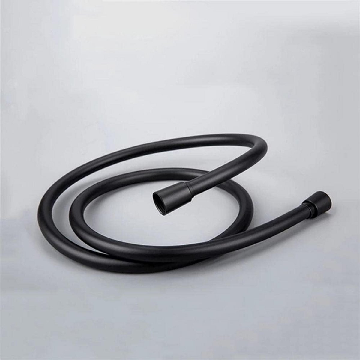 Flexibele Doucheslang Zwart/Zilver PVC Hoge Druk voor Handdouche - 2 Meter
