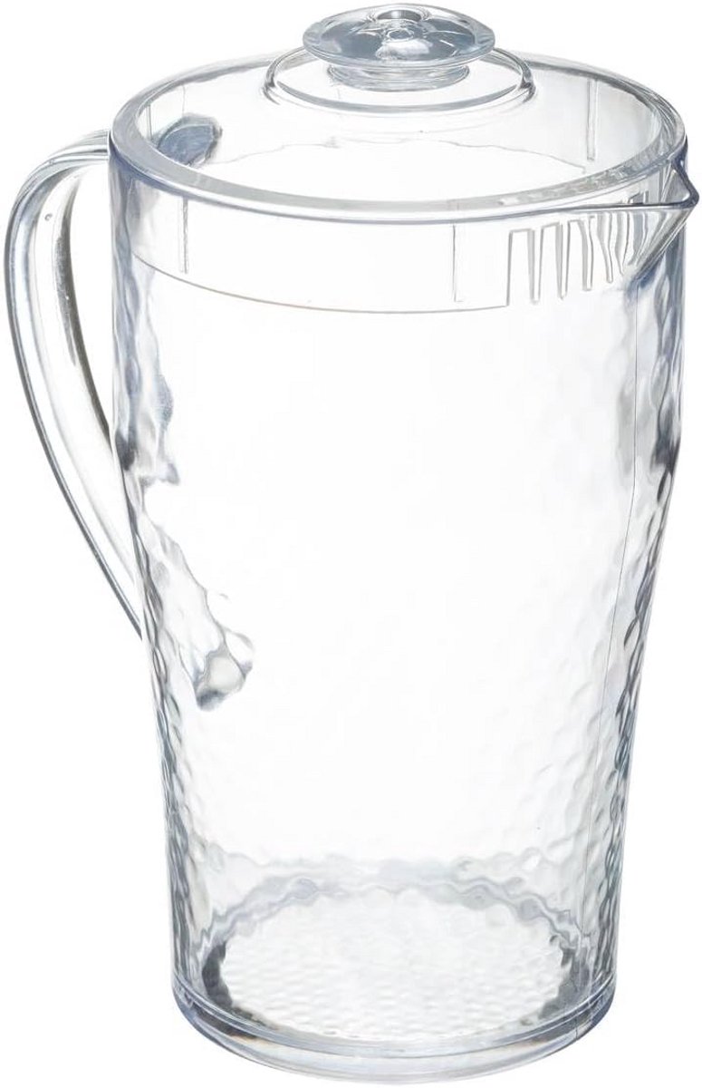 Transparante schenkkan met deksel 2 Liter - Waterkan voor Drankjes
