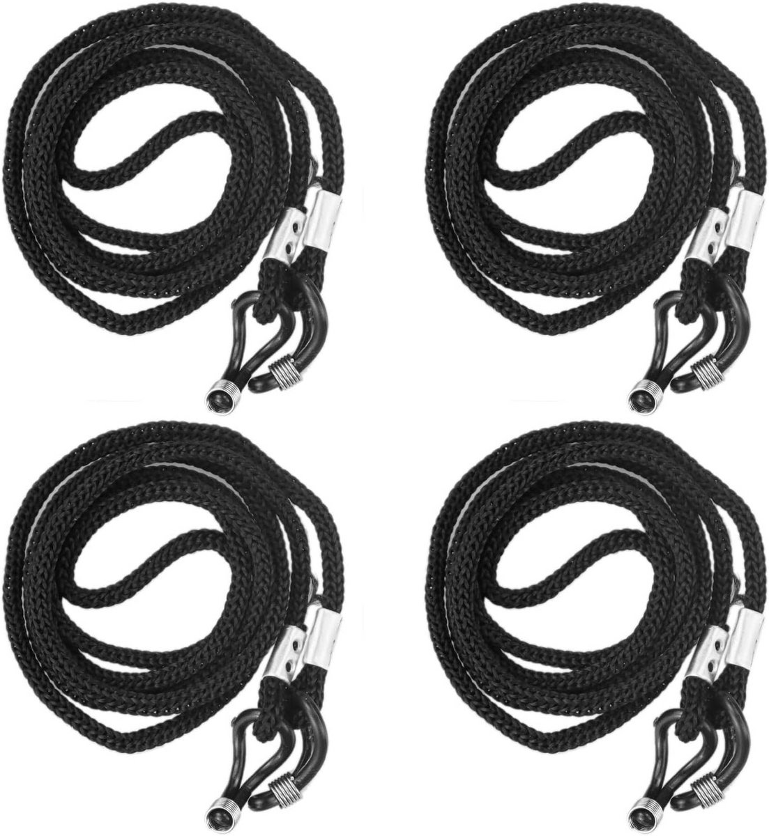 4x Verstelbare Brilkoord en Brilketting - Antislip Bandje voor Zonnebril en Brillen