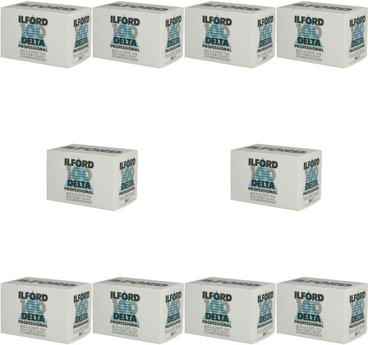 ISO 100 Zwart-Wit Film voor 35mm Camera (10 Rollen)