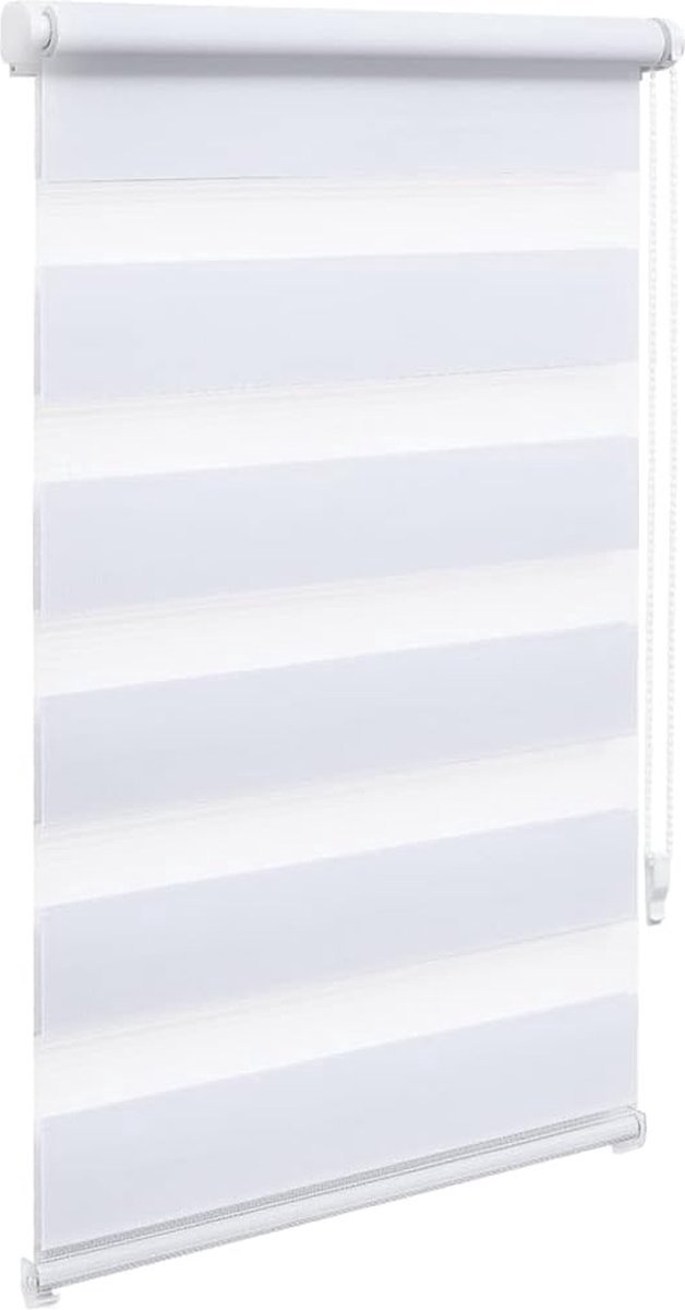 Stunq® Transparant en Verduisterend Dubbel Rolgordijn zonder Boren voor Diverse Kamers
