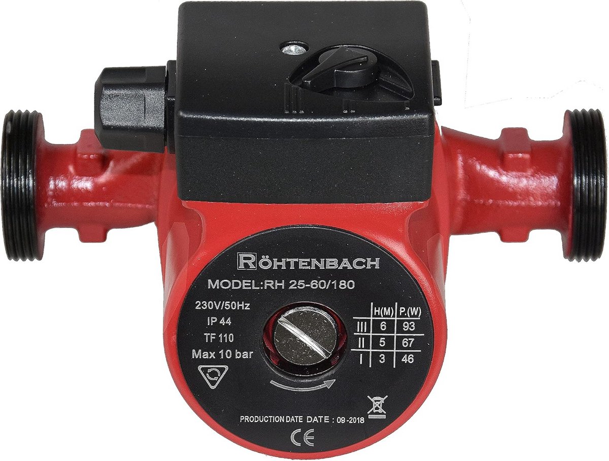 Circulatiepomp voor Centrale Verwarming 25-60/180