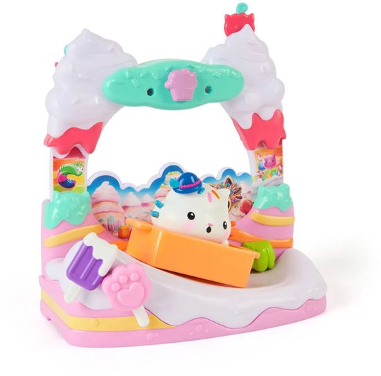 Gabby’s Poppenhuis De Film – Cakey Cat’s Zoete Balkon met Speelfiguur & Accessoires
