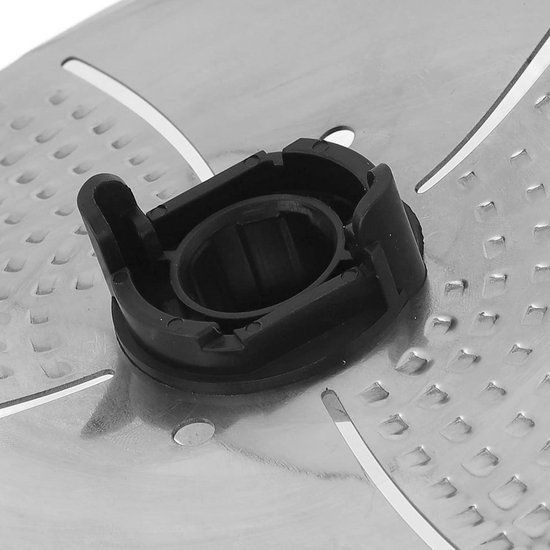 Mesafdekking voor kookmachine - Roestvrijstalen kopbescherming - Geschikt voor diverse modellen - Snijder mesafdekking - Keukenmachine accessoire. van Merkloos — afbeelding 2