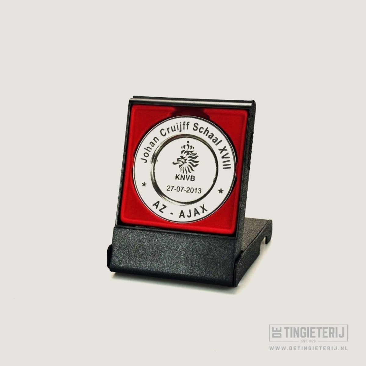Johan Cruijff schaal 2013 - AFC Ajax - Minischaal - Unieke miniatuur - Ajax fanartikel - KNVB - Handgemaakt en uniek