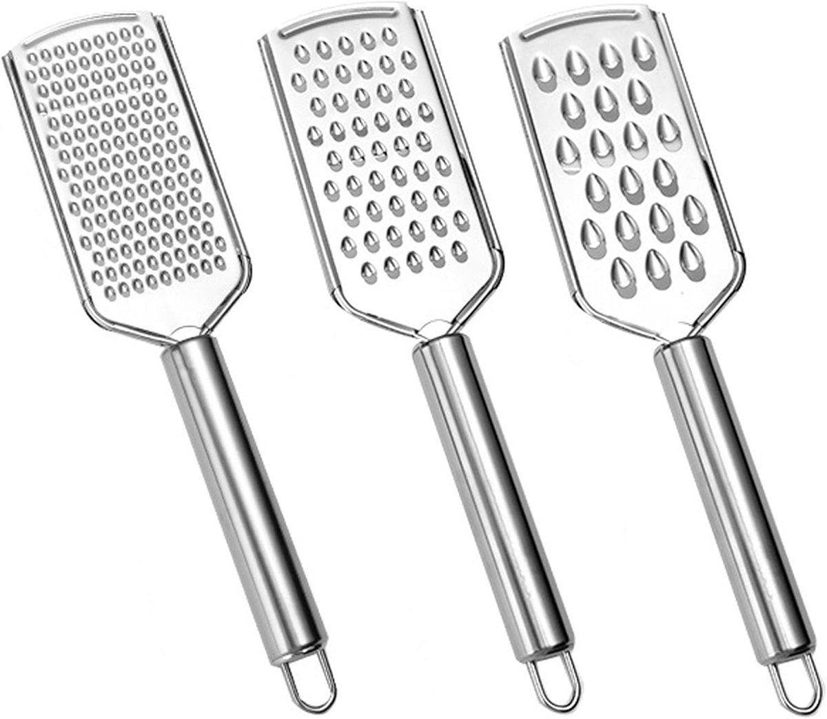 Stunq® Onmisbare 3-Delige Rasp Set voor Veelzijdig Keuken Gebruik
