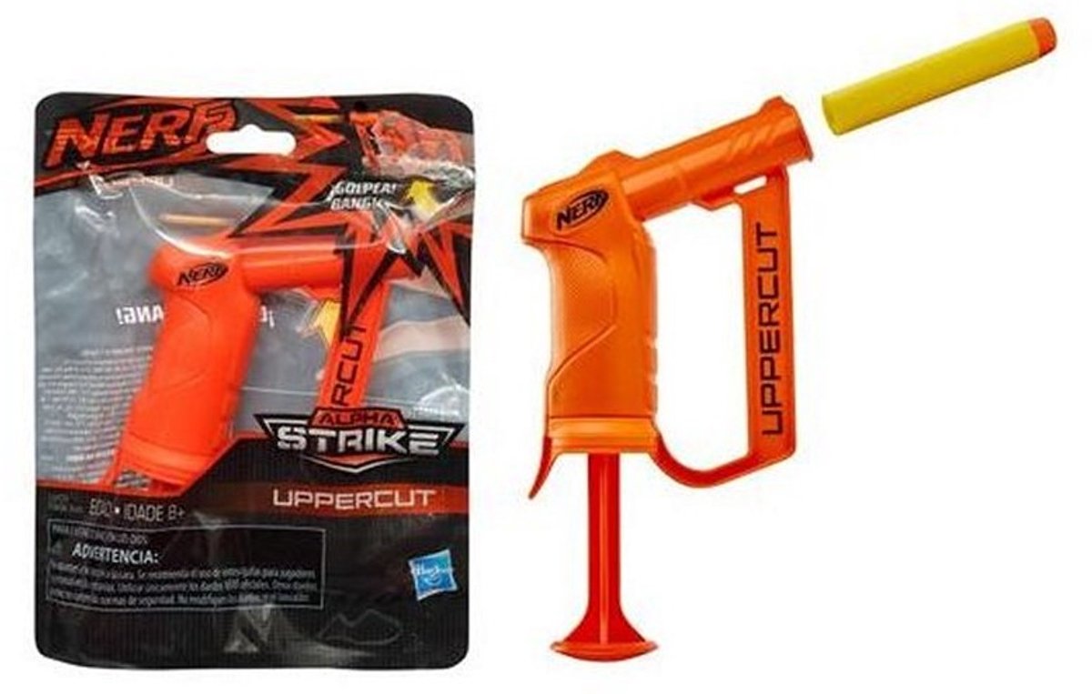 Bol.com Nerf Pistool Alpha Strike Uppercut  - Oranje aanbieding