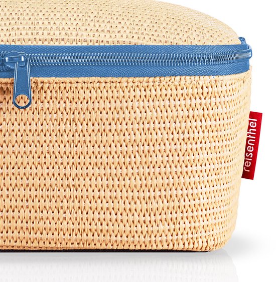 Reisenthel Coolerbag M Pocket Koeltas - 4,5L - Raffia Blauw van Reisenthel — afbeelding 5