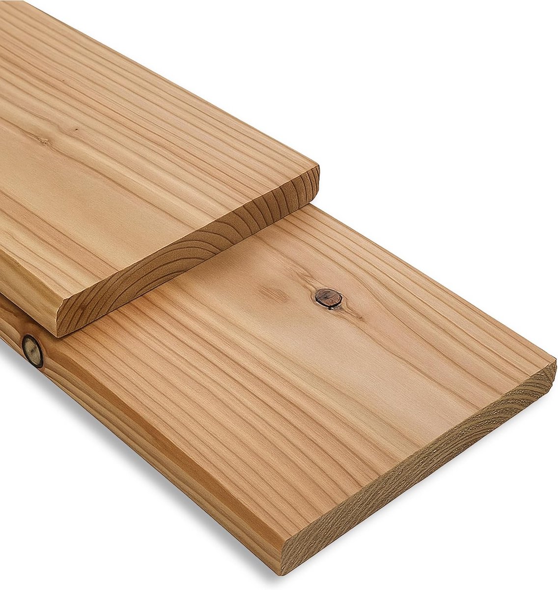 Lariks Houten Plank Glad Geschaafd 20x142mm - Diverse Lengtes voor Constructie en Afwerking