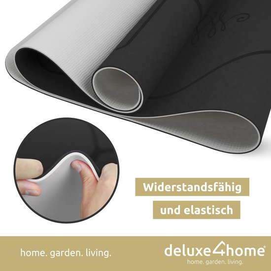 Antislip Yogamat met Oriëntatielijnen - Fitness & Gymnastiekmat voor Yoga, Pilates en Training — afbeelding 5