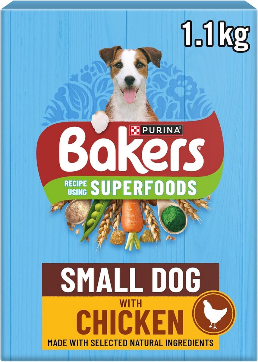 Complete Hondenvoer voor Kleine Honden met Kip en Groenten - 1.1kg