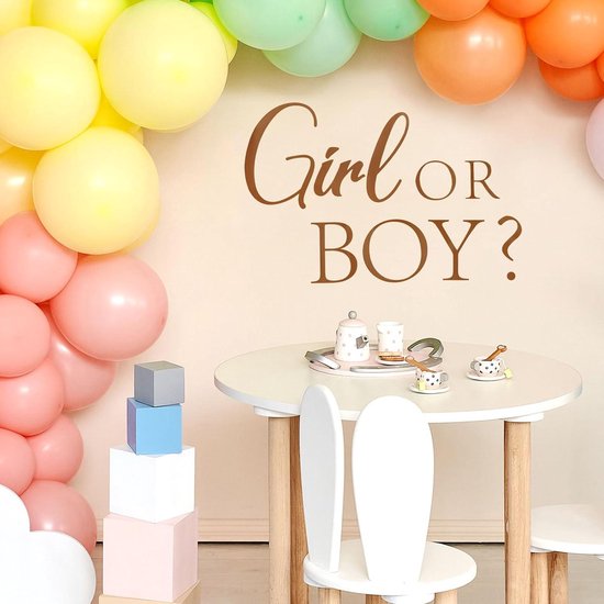 Qingmeng Babyshower decoratie voor meisjes en jongens, Oh Baby slinger, genderreveal party, geslachtsverklaring, welkomstfeest, thuisfeestdecoratie, neutraal