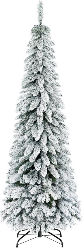 SOLAGUA Árbol de Navidad Artificial Extra Relleno, Arboles con Hojas de Espumillón 150cm a 300cm de Primera Calidad, Súper Natural C/Soporte Metálico.(Verde, 180cm 617Tips