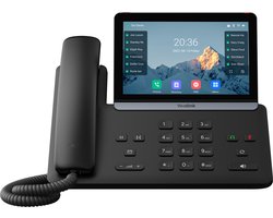5.5" 960 x 480, 16 VoIP, 2x Gigabit Ethernet, 2 x RJ9, USB-A, USB-C, PoE 802.3af, Wi-Fi 2.4/5 GHz, BT5.0
