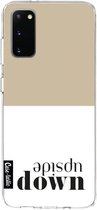 Casetastic Samsung Galaxy S20 4G/5G Hoesje - Softcover Hoesje met Design - Upside Down Print