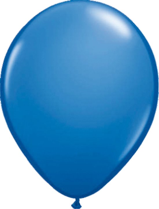 Donkerblauwe ballonnen metallic | 100 stuks