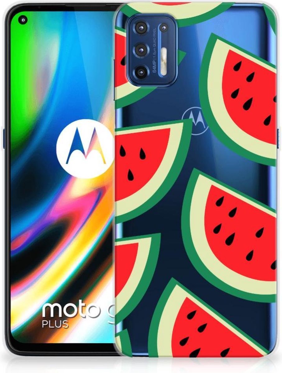 Motorola Moto G9 Plus Siliconen Case Watermelons