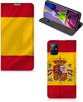 Smartphone Hoesje Geschikt voor Samsung Galaxy M51 Mobiel Hoesje Spaanse Vlag