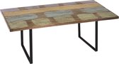 Clp Gandar Eettafel - Gerecycleerd teak - Kleurrijk 220 cm