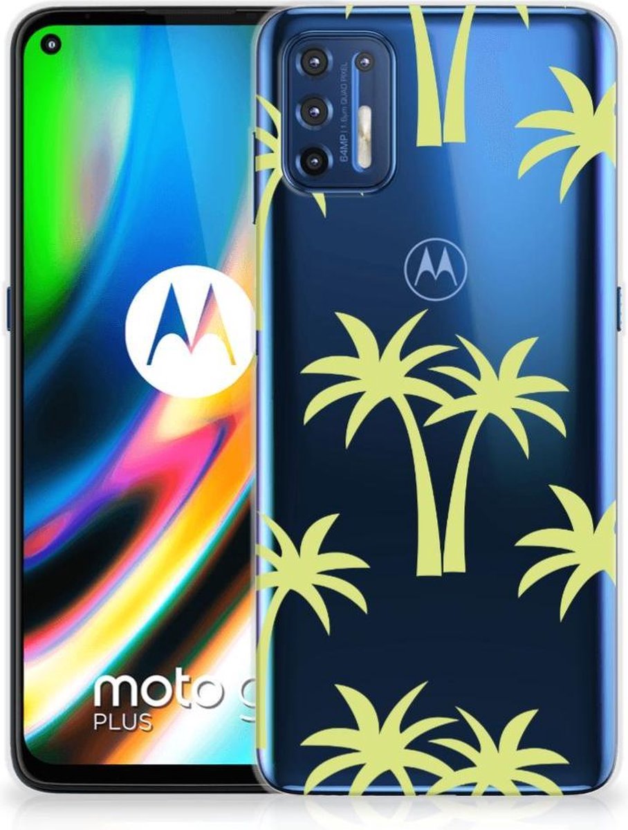 Motorola Moto G9 Plus TPU Case Palmtrees