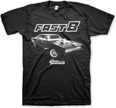 The Fast And The Furious Heren Tshirt -XL- Fast 8 Dodge Zwart