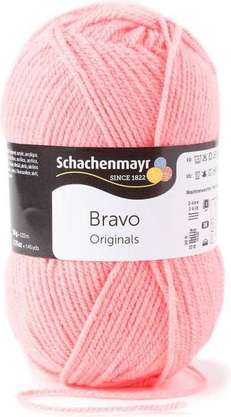 Bravo Wol - 50 gram - Lichtroze
