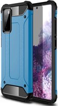 Hoesje Geschikt voor Samsung Galaxy A32 5G | Shock Proof | Hybride Back Cover | Beschermhoes | Schokbestendig | Extra bescherming | Blauw