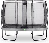 EXIT Elegant Premium trampoline rechthoek 214x366cm - grijs