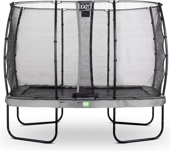 EXIT Elegant Premium trampoline rechthoek 214x366cm - grijs