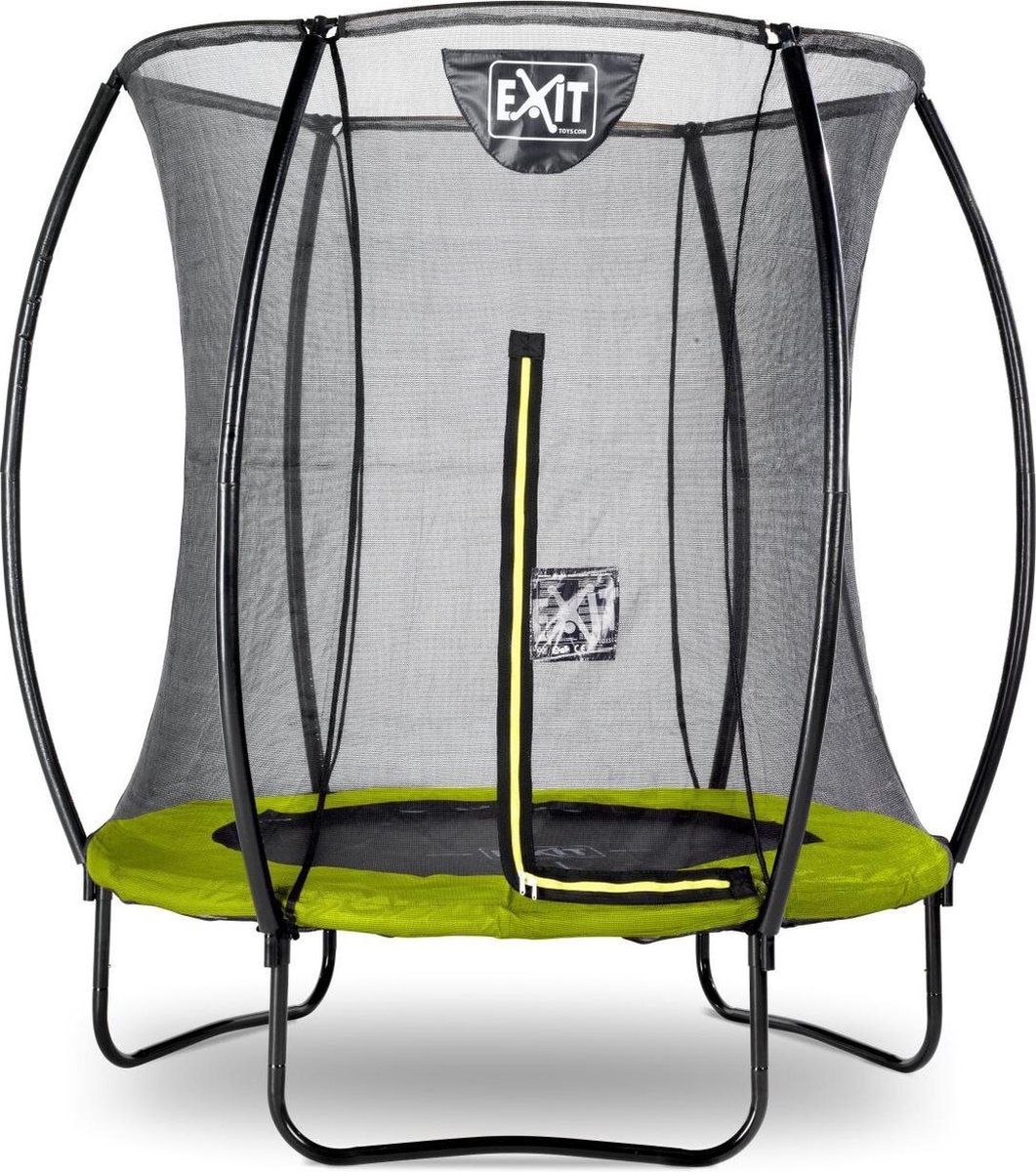 EXIT Silhouette Trampoline ø183cm - Op Poten - Rond - Trampoline Buiten - Voor Kinderen - Groen — afbeelding 12