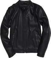 Superdry Heren Hero Light Leather Racer Jacket