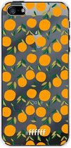 6F hoesje - geschikt voor iPhone 5s -  Transparant TPU Case - Oranges #ffffff