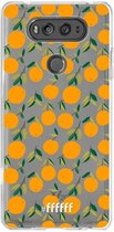 LG V20 Hoesje Transparant TPU Case - Oranges #ffffff