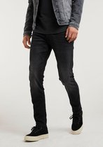 Chasin' Jeans Slim-fit jeans Crown Rix Zwart Maat W34L32