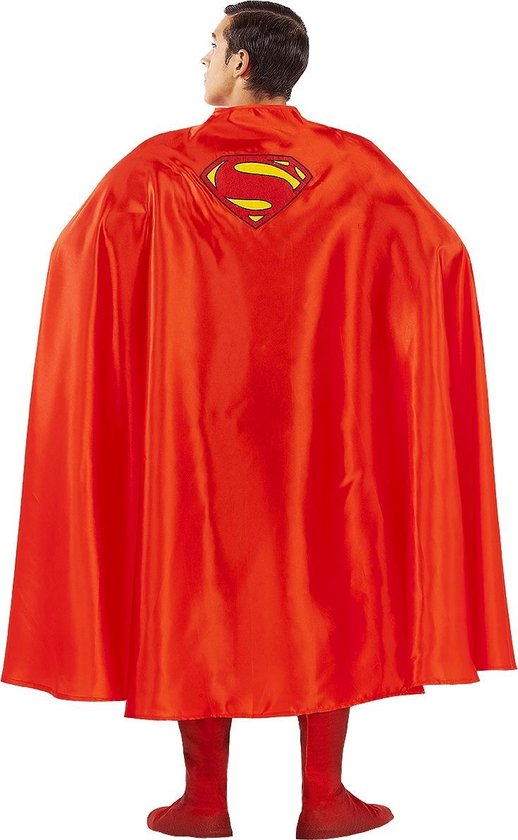 FUNIDELIA Superman Cape voor mannen - Man of Steel - Rood