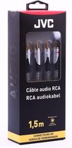 JVC analoge audiokabel 2 RCA CABLE MALE / MALE 1.5 M
