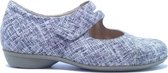 Durea Bandschoenen 5737 Wijdte K Wit Zwart Print - 4½ / 37½