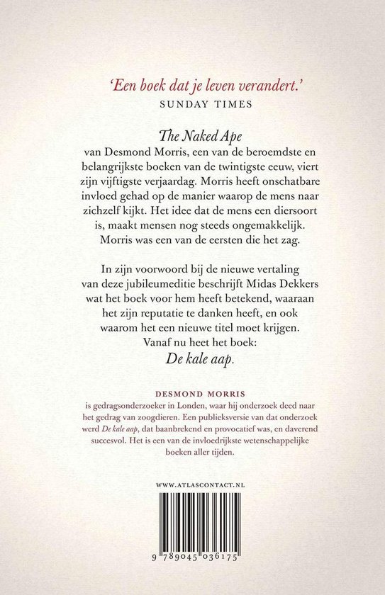 De kale aap (ebook), Desmond Morris | 9789045036182 | Boeken | bol