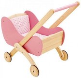 Pintoy Houten Poppenbuggy met Matrasje