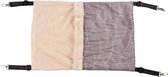 Duvo+ Elm hangbed pluche Grijs/wit S - 47x32x2cm
