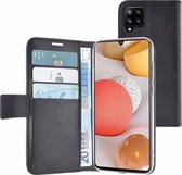 Azuri Samsung Galaxy A42 hoesje - walletcase - Zwart