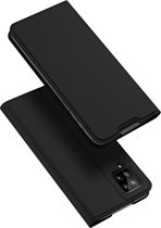 Hoesje geschikt voor Samsung Galaxy A12 - dux ducis skin pro book case - zwart