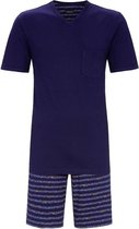 Blauwe heren shortama letters