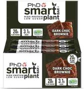 PhD - Smart Bar Plant (vegan) - Dark Choc Brownie (12x64g)