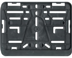 Carpoint Kentekenplaathouder Motor – 210x143 mm – Zonder Boren – Klikbevestiging – Kunststof – Neutraal Design