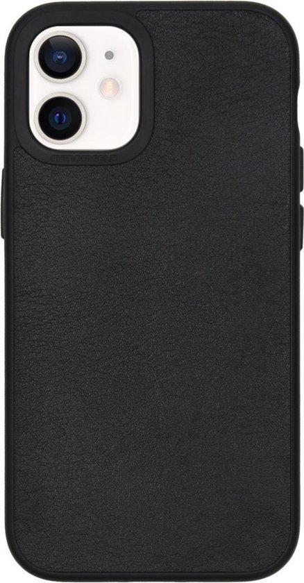 Coque RhinoShield SolidSuit Apple iPhone 12 mini Faux Cuir Zwart 