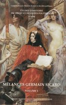 Études d’histoire du droit et des idées politiques - Mélanges Germain Sicard
