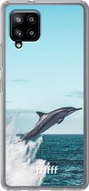 6F hoesje - geschikt voor Samsung Galaxy A42 -  Transparant TPU Case - Dolphin #ffffff