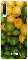 6F hoesje - geschikt voor Honor 9X Pro -  Transparant TPU Case - Lemon & Lime #ffffff