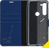 Accezz Wallet Softcase Booktype Motorola Moto G8 Power hoesje - Blauw